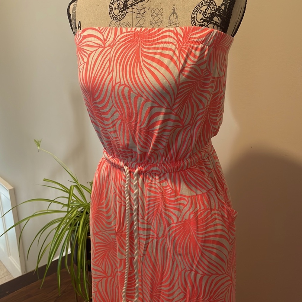 STRAPLESS MAXI DRESS - Picture 2 of 7
